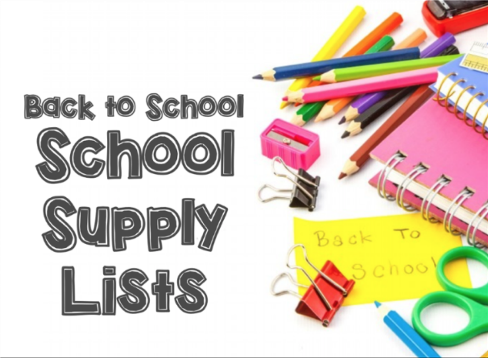 2023-2024 School Supply List  /  Lista de útiles escolares